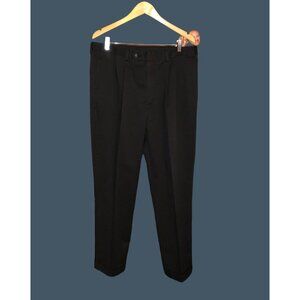 ROUNDTREE & YORKE -MEN'S CLASSIC FIT  97% COTTON BLACK DRESSPANTS SIZE 36X30